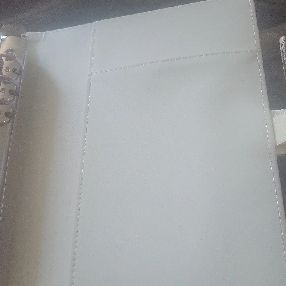 Leather  Trio Designer   Checkered Planner Journal With Papers Pen Stickers …